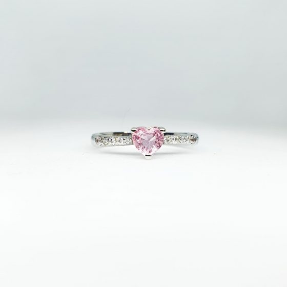 solitario zaffiro rosa