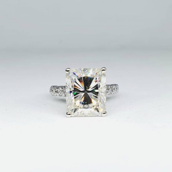 Solitario diamante radiant