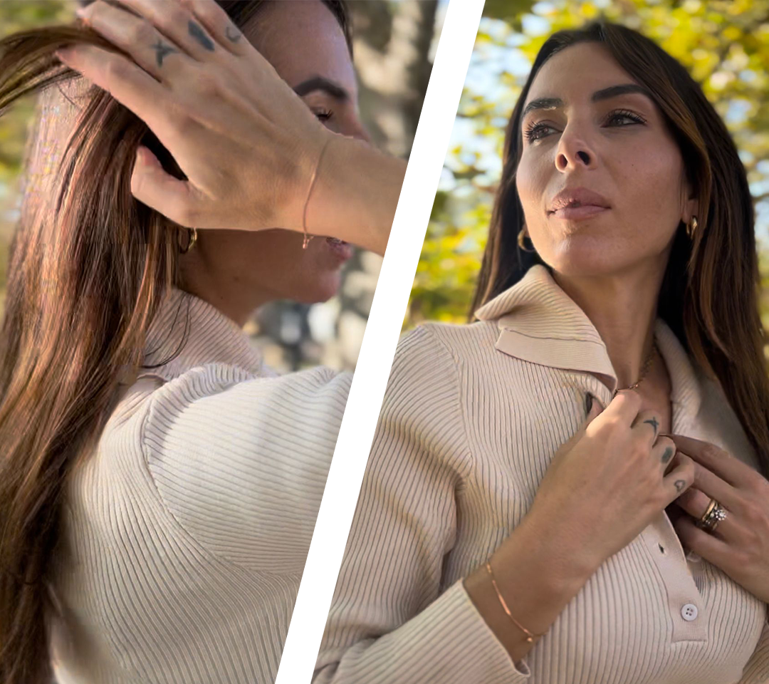 Micol Olivieri bracciale saldato al polso FILODORO